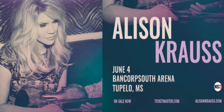 Alison Krauss Coming To Tupelo!