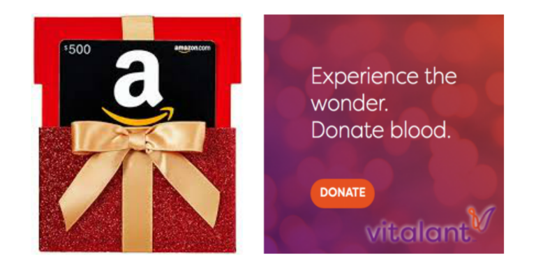 Donate Blood Today for a T-shirt & Chance on a $500 Amazon Gift Card