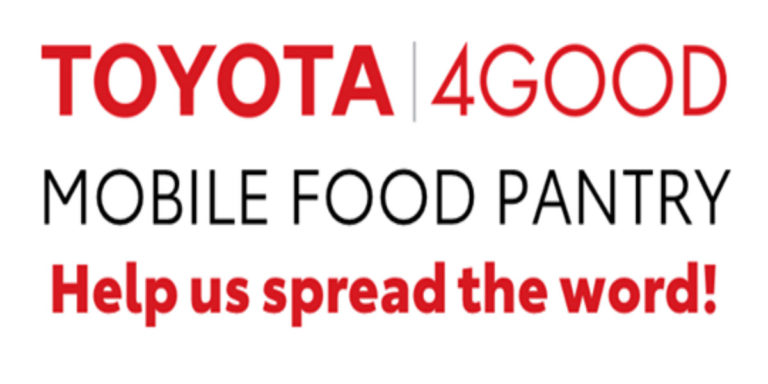 Toyota and Mobile Food Pantry Distribution Next Week