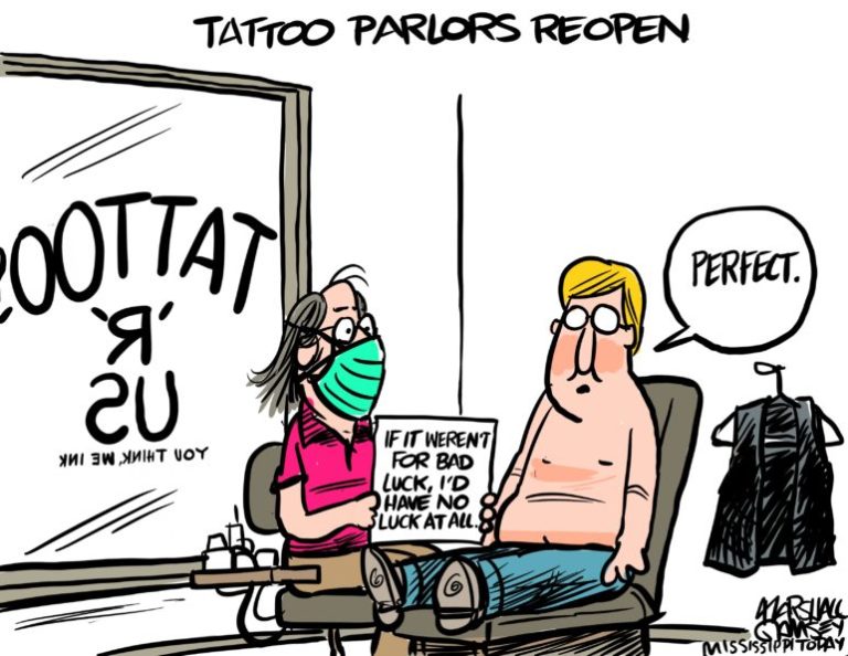 Marshall Ramsey: Tattoo Parlors Reopen