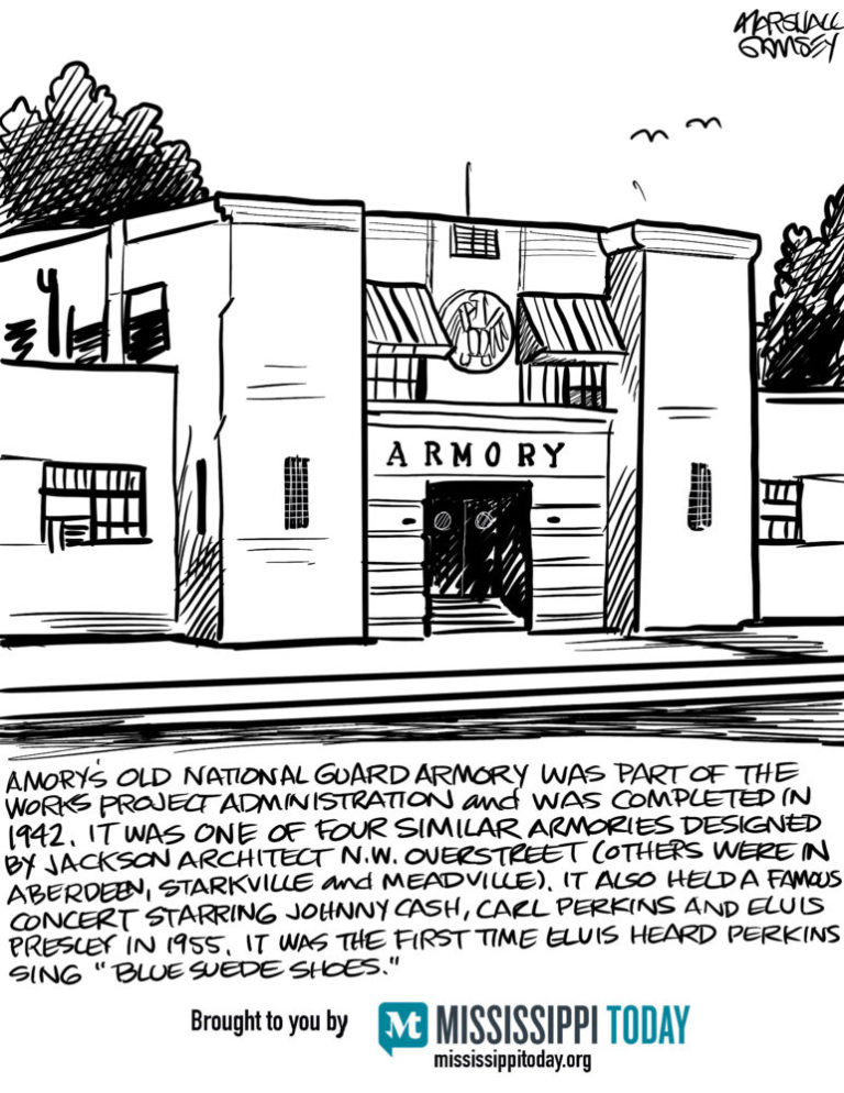 A tour of Mississippi: Old National Guard Armory in Amory