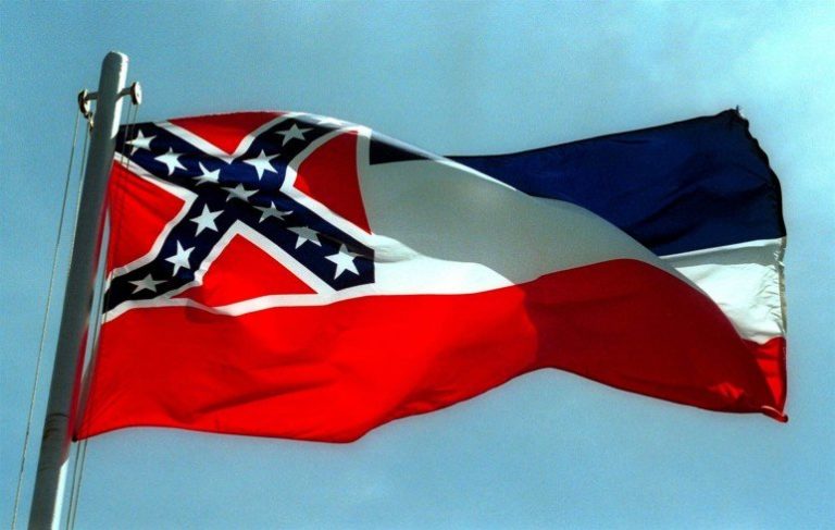 A tale of two Southern states and their Confederate battle cross flags