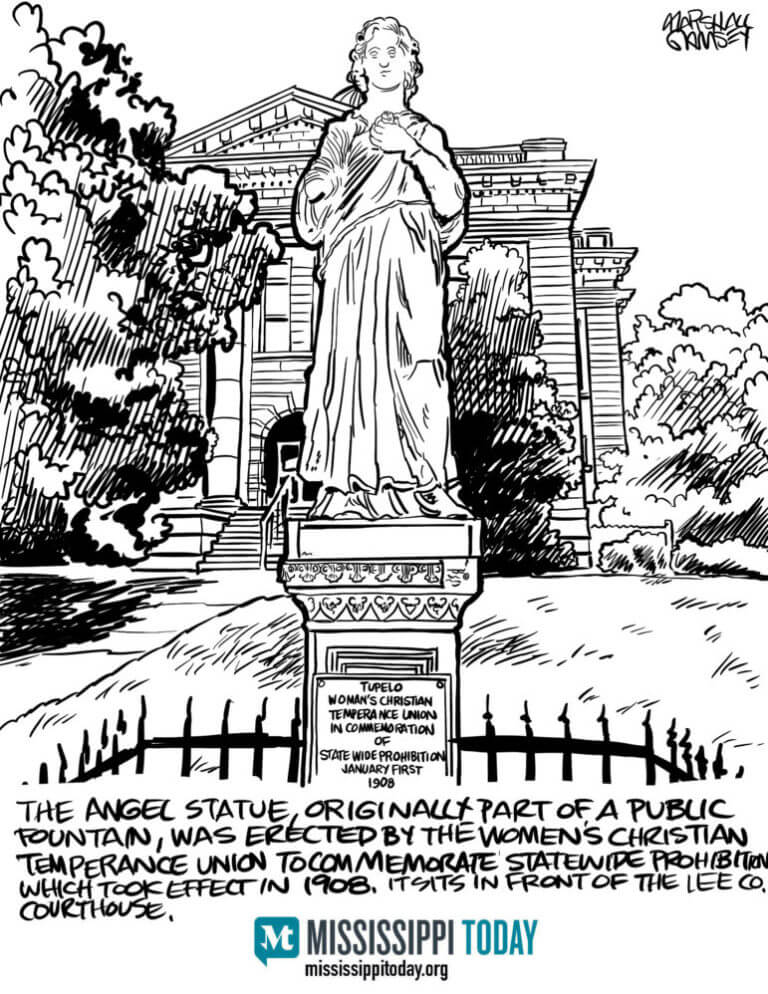 A tour of Mississippi: The Temperance Angel Statue