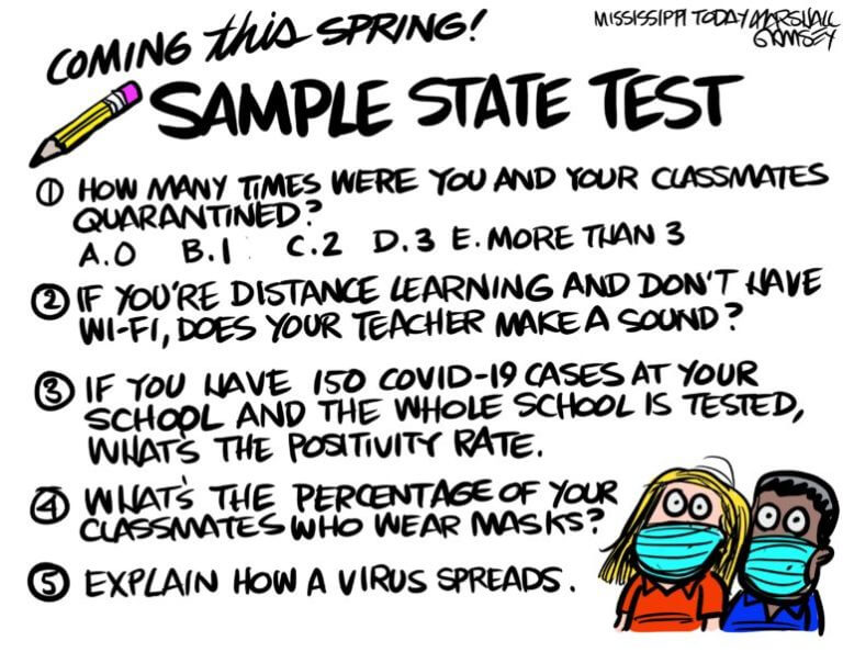 Marshall Ramsey: Upcoming Sample State Test Questions