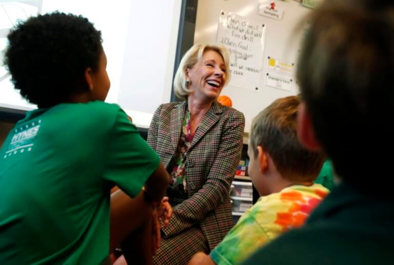 Students will take state tests in spring, DeVos says