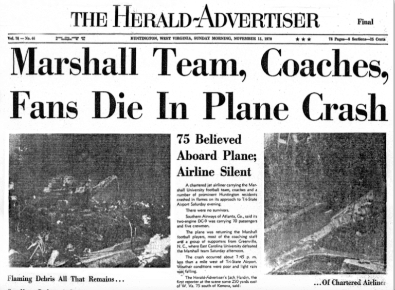 Marshall plane crash still resonates 50 years later, especially at Mississippi State