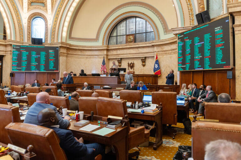 Lawmakers approve $7 billion budget in special session marred by political fighting