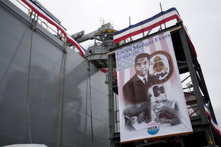Medgar Evers’ family fights efforts to strip his name from Navy vessel