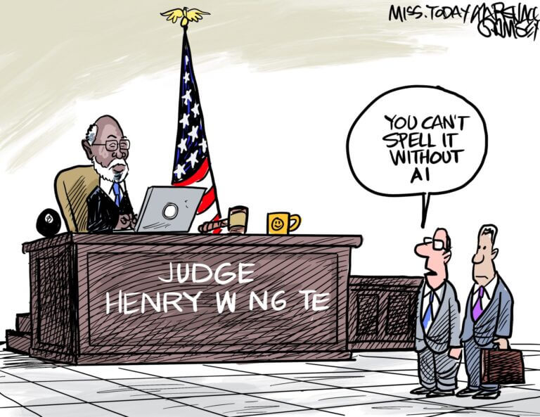 Marshall Ramsey: AI order in the court