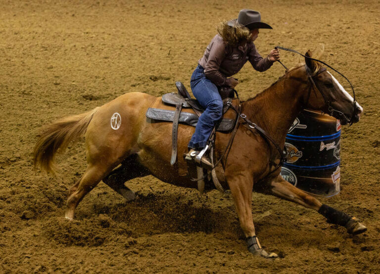 Photo essay: Horses and their humans compete in the Ultimate Bayou Gold Barrel Race